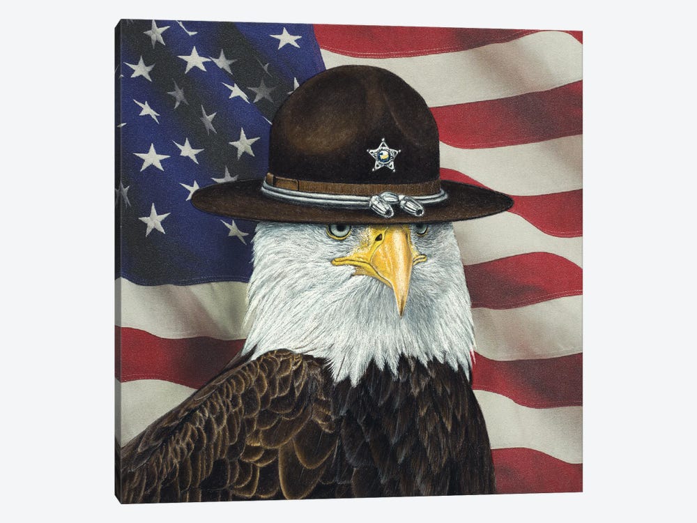 USA Sheriff by Mikhail Vedernikov 1-piece Canvas Print