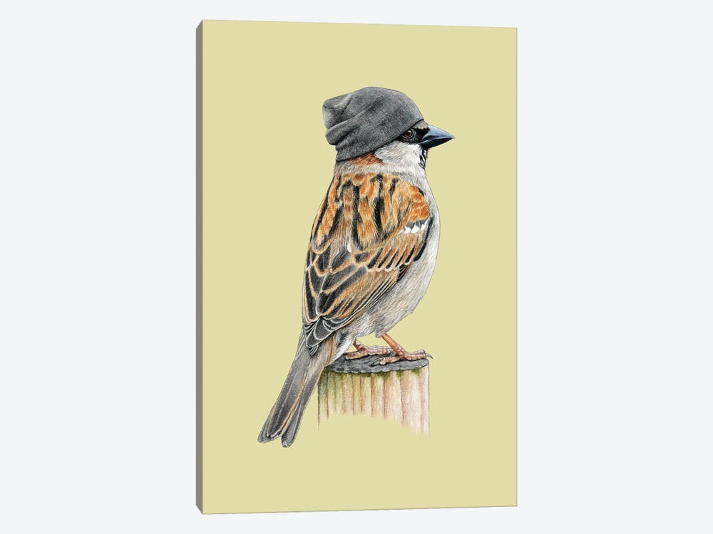 Tree Sparrow II by Mikhail Vedernikov 1-piece Canvas Print