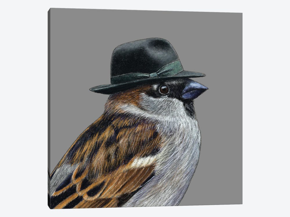 Tree Sparrow IV by Mikhail Vedernikov 1-piece Canvas Art Print