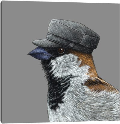 Tree Sparrow X Canvas Art Print - Mikhail Vedernikov
