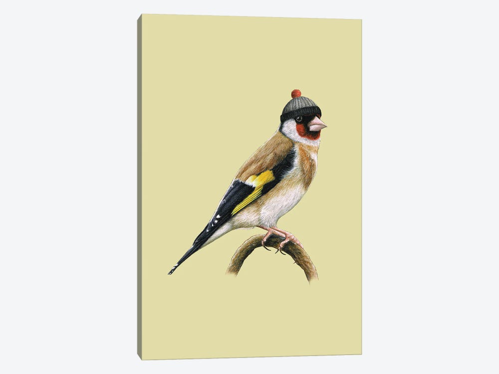 European Goldfinch by Mikhail Vedernikov 1-piece Canvas Art