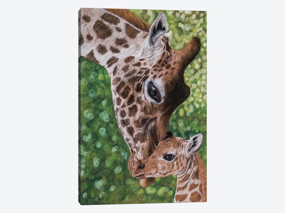 Giraffes by Mikhail Vedernikov 1-piece Canvas Wall Art