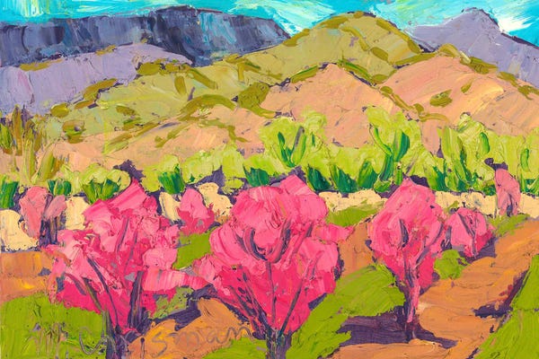 Michelle Chrisman: Early Spring Orchard by Michelle Chrisman