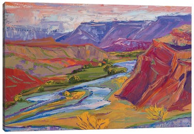 Autumn Drama Canvas Art Print - New Mexico Art