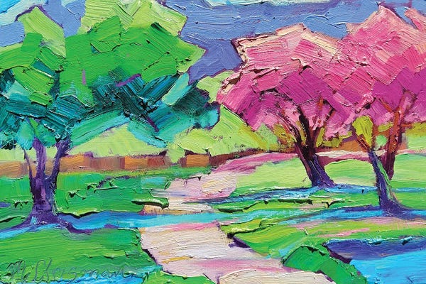 Michelle Chrisman: Spring Blossoms At Los Luceros by Michelle Chrisman