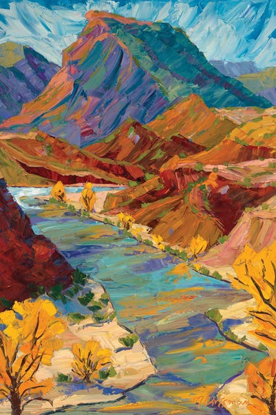 iCanvas Exclusives: Chama River Patterns In Autumn by Michelle Chrisman