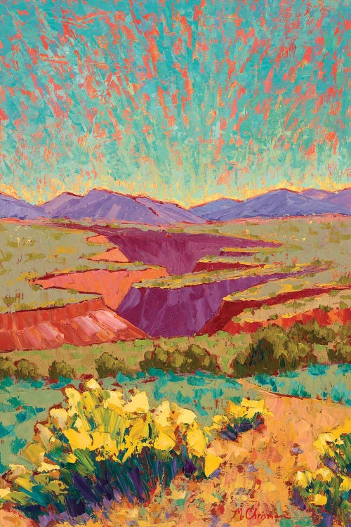 Full Bloom At Taos Gorge by Michelle Chrisman wall art