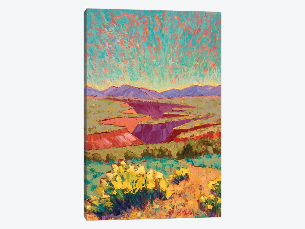 Full Bloom At Taos Gorge by Michelle Chrisman 1-piece Art Print