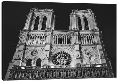 Notre Dame IV Canvas Art Print - Notre Dame Cathedral