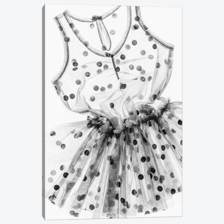 Spotty Dress Canvas Print #MIZ203} by Magda Izzard Art Print
