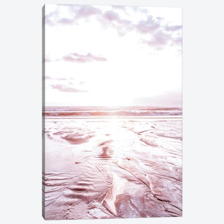 Pink Bali Beach Canvas Print #MIZ70} by Magda Izzard Canvas Print