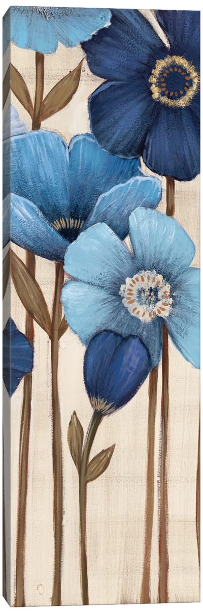 Fleurs Bleues II Canvas Art Print