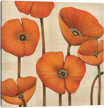Bouquet Orange Canvas Art Print - MAJA