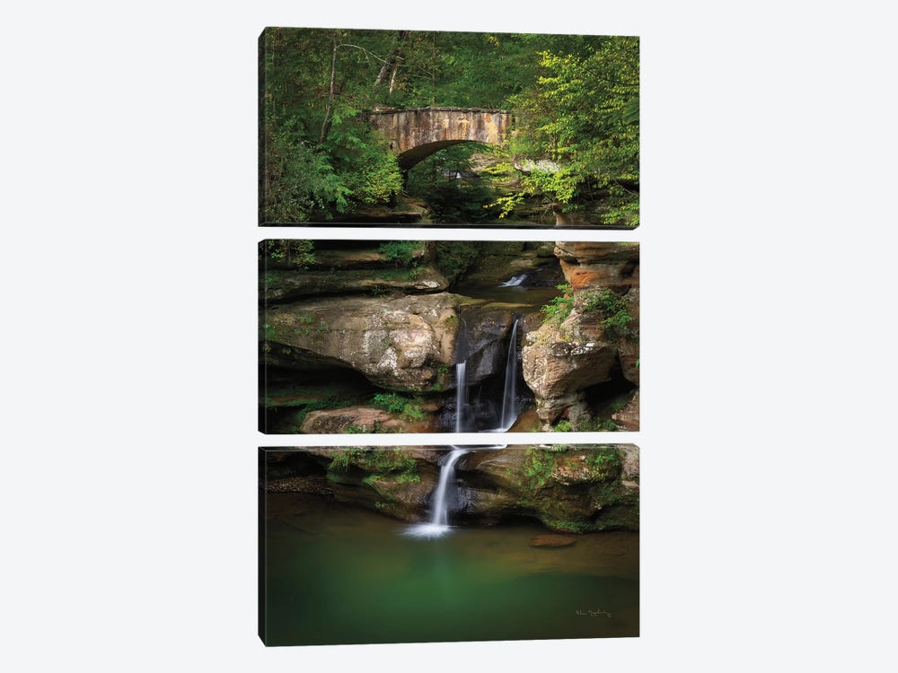Upper Falls Old Mans Cave by Alan Majchrowicz 3-piece Canvas Art
