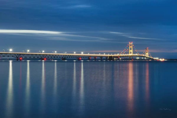 Michigan: Mackinac Bridge by Alan Majchrowicz