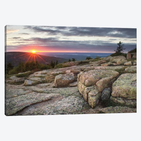 Acadia National Park Sunset Canvas Print #MJC52} by Alan Majchrowicz Canvas Art