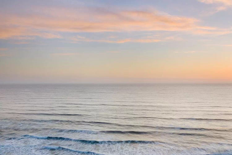 Sunset On The Redwoods Coast Of Northern California From Vista Point, Del Norte Coast Redwoods State Park, California