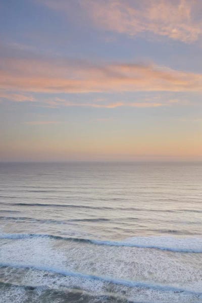 Sunset On The Redwoods Coast Of Northern California From Vista Point, Del Norte Coast Redwoods State Park, California