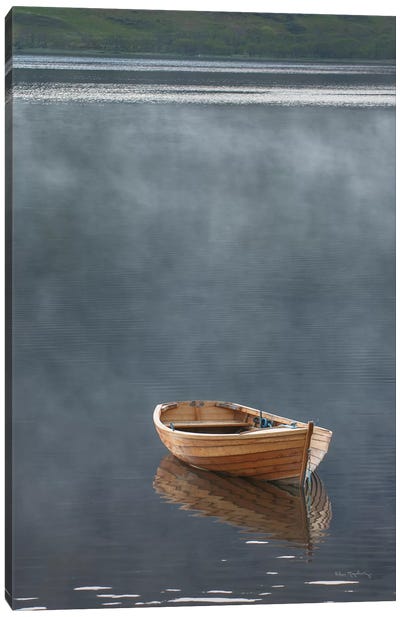 Rowboat in Ross Canvas Art Print - Alan Majchrowicz
