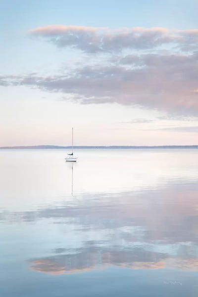 Washington: Sailboat in Bellingham Bay II by Alan Majchrowicz