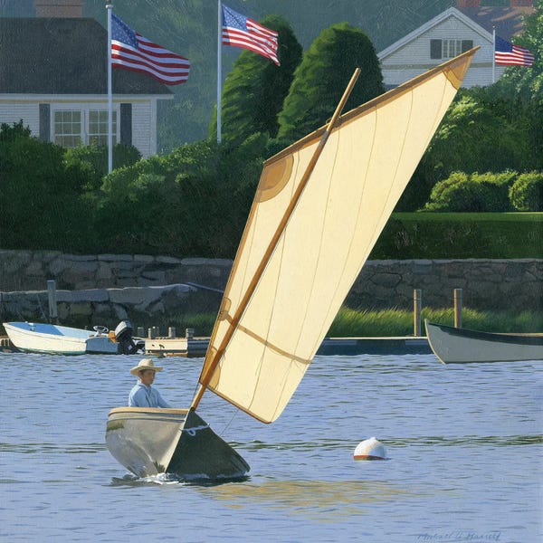 Michael J. Harrell: Sailing On The Fourth Of July by Michael J. Harrell
