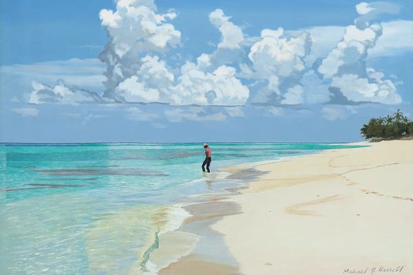Michael J. Harrell: Bahamas Beach by Michael J. Harrell