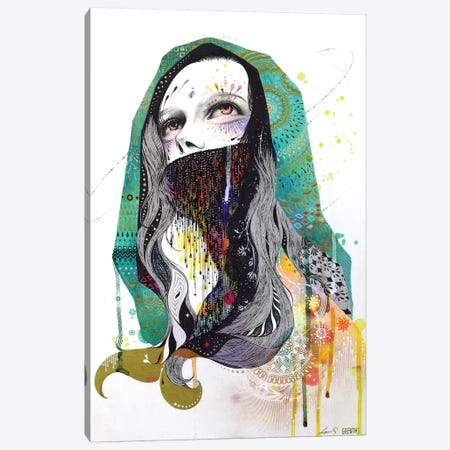 The Prayer Behind The Veil Canvas Print #MJL23} by Minjae Lee Canvas Artwork