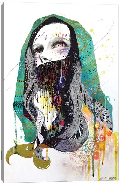 The Prayer Behind The Veil Canvas Art Print - Minjae Lee