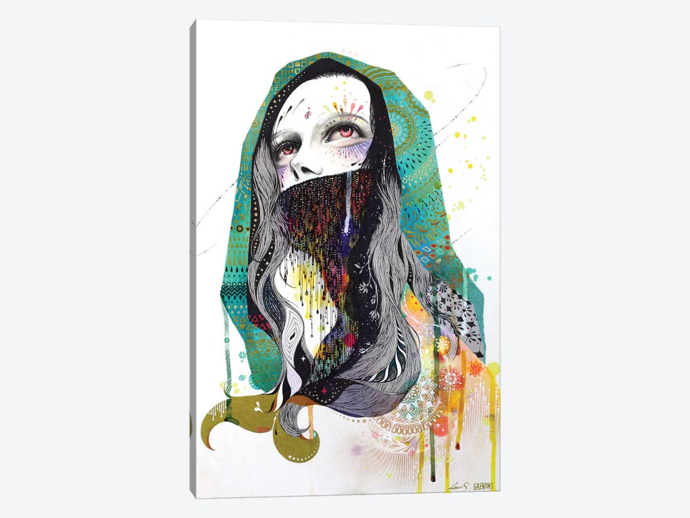 The Prayer Behind The Veil by Minjae Lee 1-piece Canvas Print