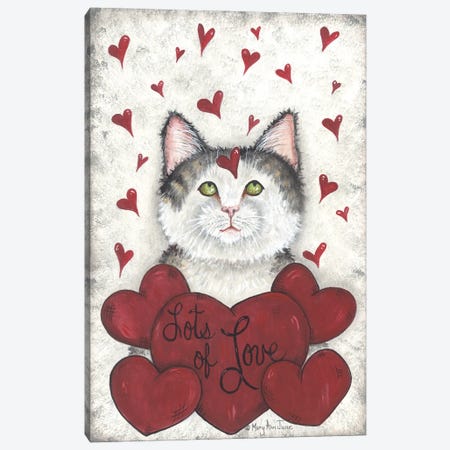 Lots Of Love Canvas Print #MJN11} by Mary Ann June Canvas Art Print