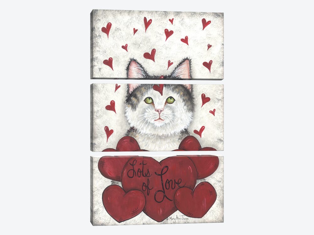 Lots Of Love by Mary Ann June 3-piece Art Print