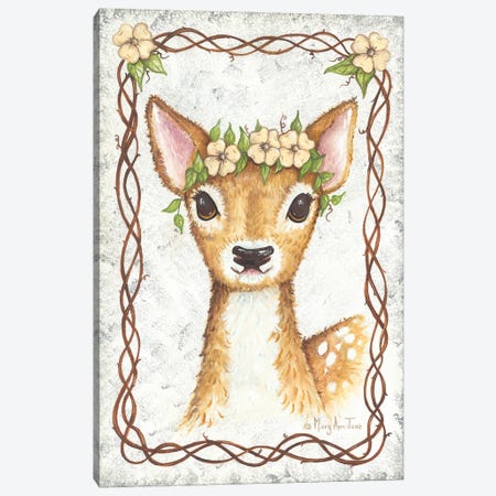 Deer Canvas Print #MJN14} by Mary Ann June Canvas Wall Art