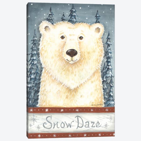 Snow Daze Canvas Print #MJN16} by Mary Ann June Canvas Art