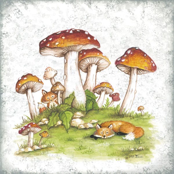 Napping In The Mushroom Patch