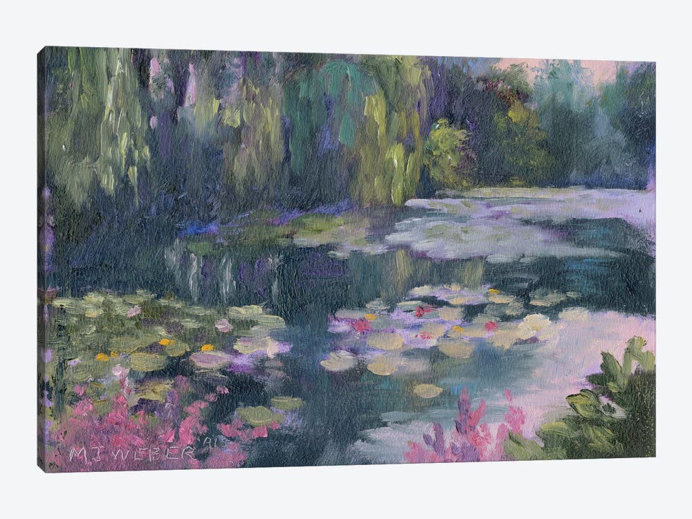 Monet's Garden II by Mary Jean Weber 1-piece Canvas Art