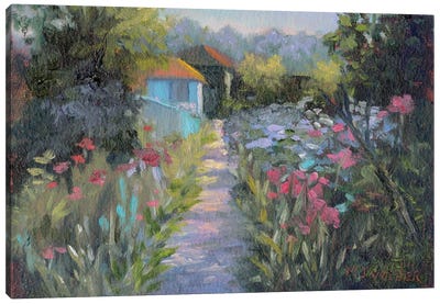 Monet's Garden V Canvas Art Print