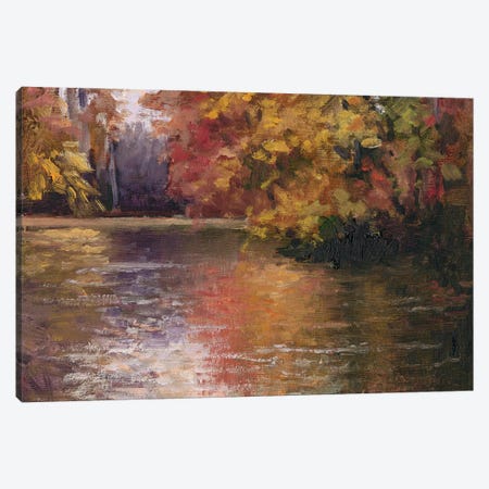 Shades Of Fall Canvas Print #MJW5} by Mary Jean Weber Art Print