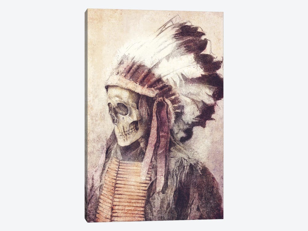 Chief Skull by Mike Koubou 1-piece Art Print