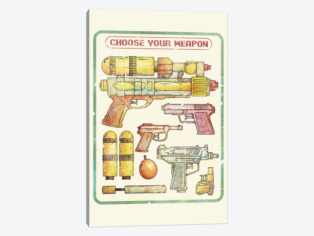 Choose Your Weapon by Mike Koubou 1-piece Canvas Art