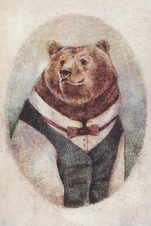Wild Gentleman by Mike Koubou wall art