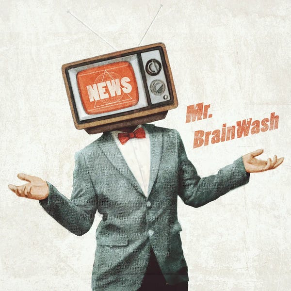 Satirical Humor: Mr Brainwash by Mike Koubou