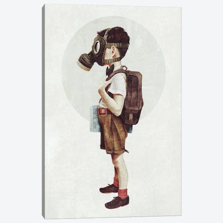 Back to school Canvas Print #MKB169} by Mike Koubou Canvas Art