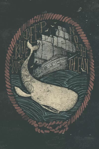 Kids Nautical Art: Deep by Mike Koubou
