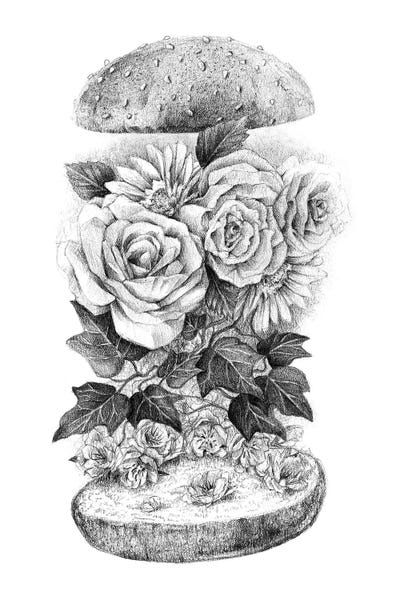 Mike Koubou: Flower Burger by Mike Koubou