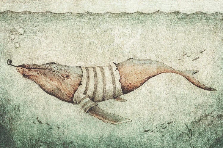 Sailor Of The Deep Ocean by Mike Koubou wall art