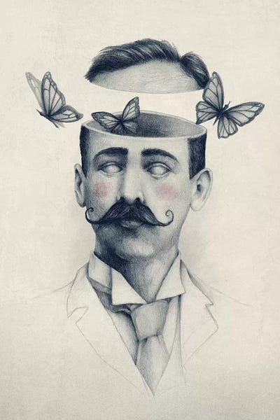 Disorientation I by Mike Koubou framed canvas print