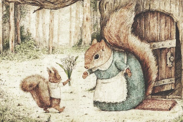 Squirrels: Mother's Day by Mike Koubou