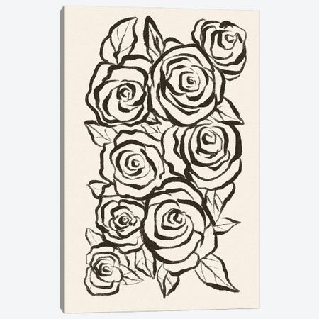Roses Canvas Print #MKB225} by Mike Koubou Canvas Artwork