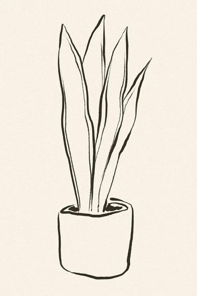 Plant Pot by Mike Koubou canvas print