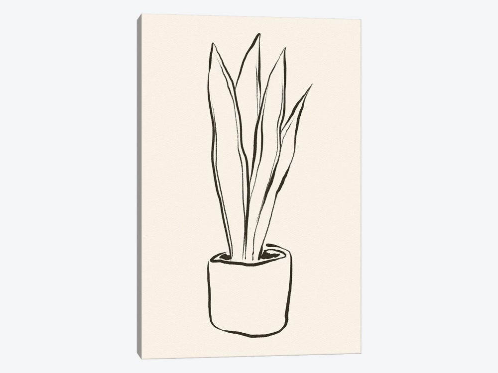 Plant Pot by Mike Koubou 1-piece Art Print